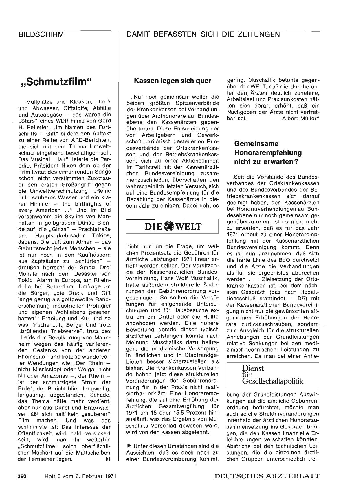 Vorschauseite 1: "Schmutzfilm"