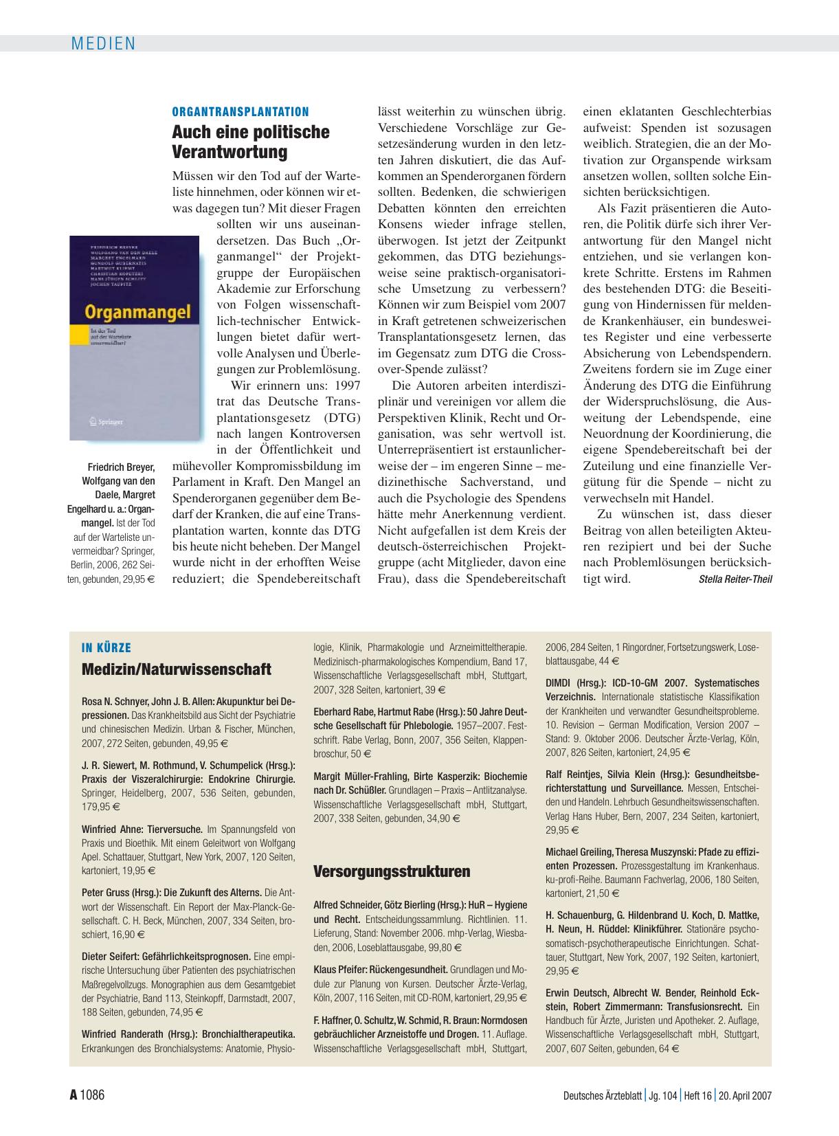 Vorschauseite 1: In Kürze