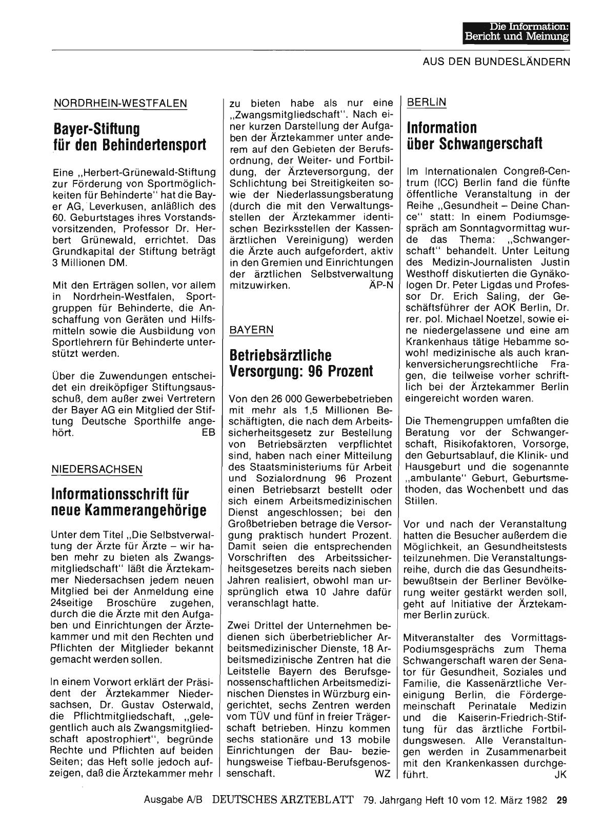 Vorschauseite 1: Berlin: Information über Schwangerschaft