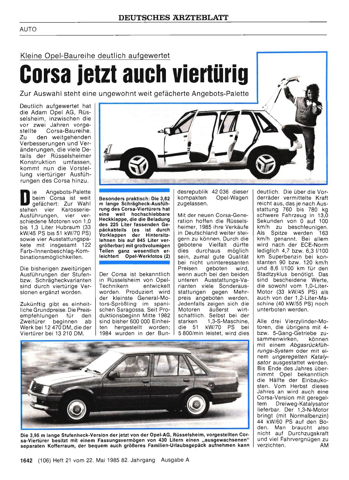 Vorschauseite 1: Kleine Opel-Baureihe deutlich aufgewertet: Corsa jetzt auch viertürig