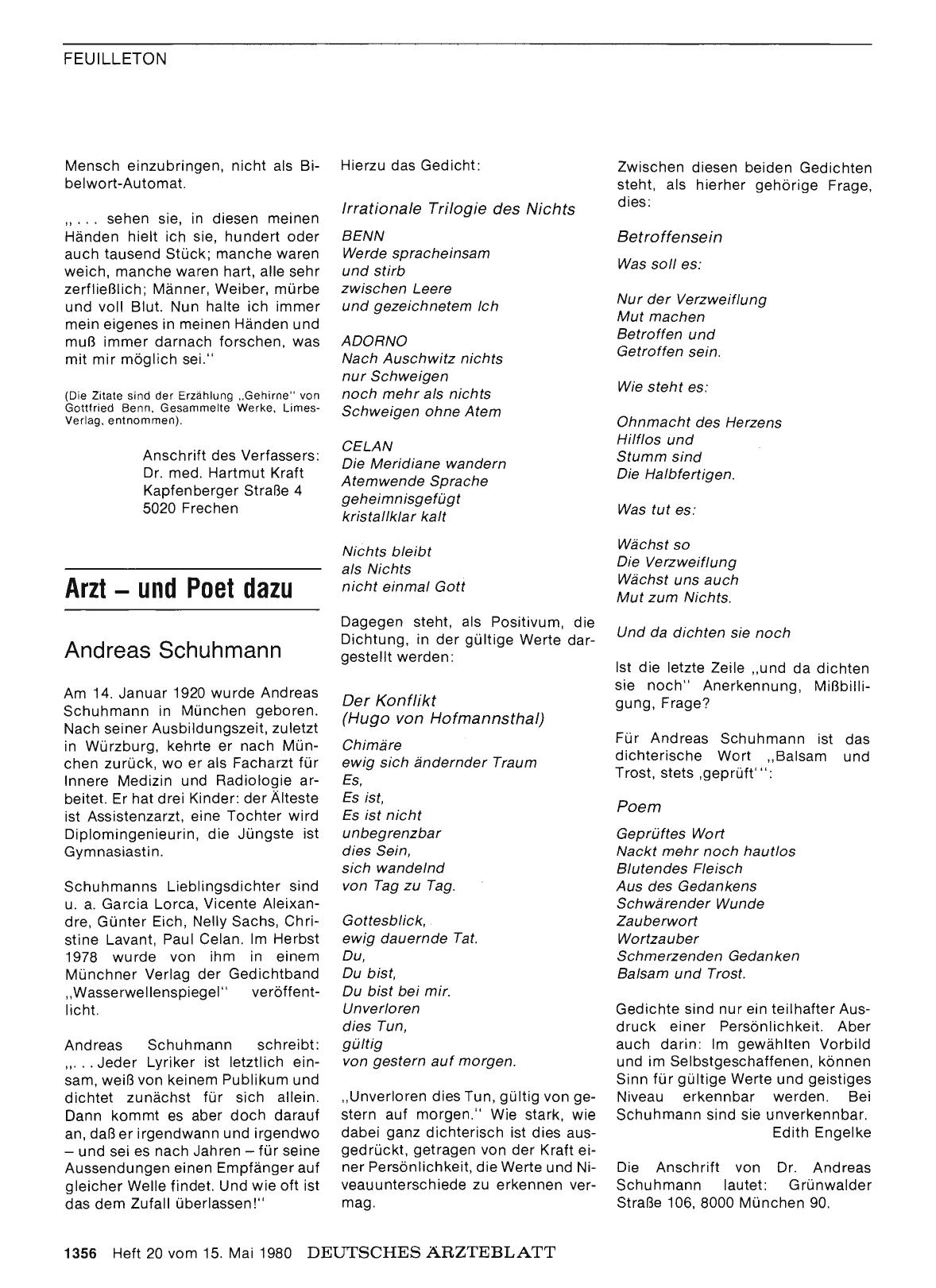 Vorschauseite 1: Andreas Schuhmann