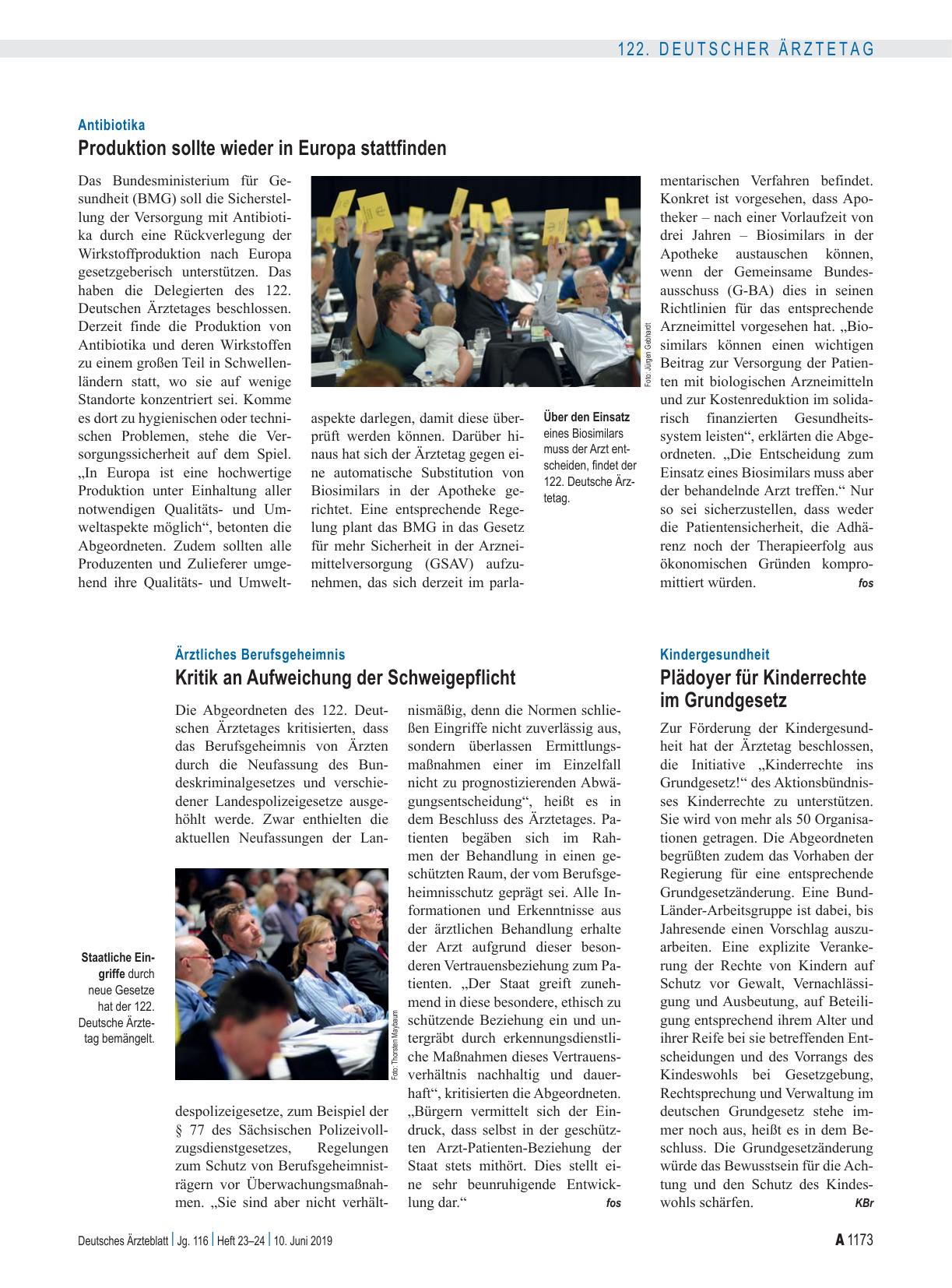 Vorschauseite 1: Ärztliches Berufsgeheimnis: Kritik an Aufweichung der Schweigepflicht