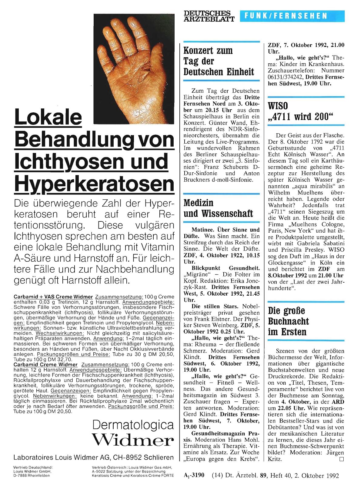 Vorschauseite 1: Konzert zum Tag der Deutschen Einheit
