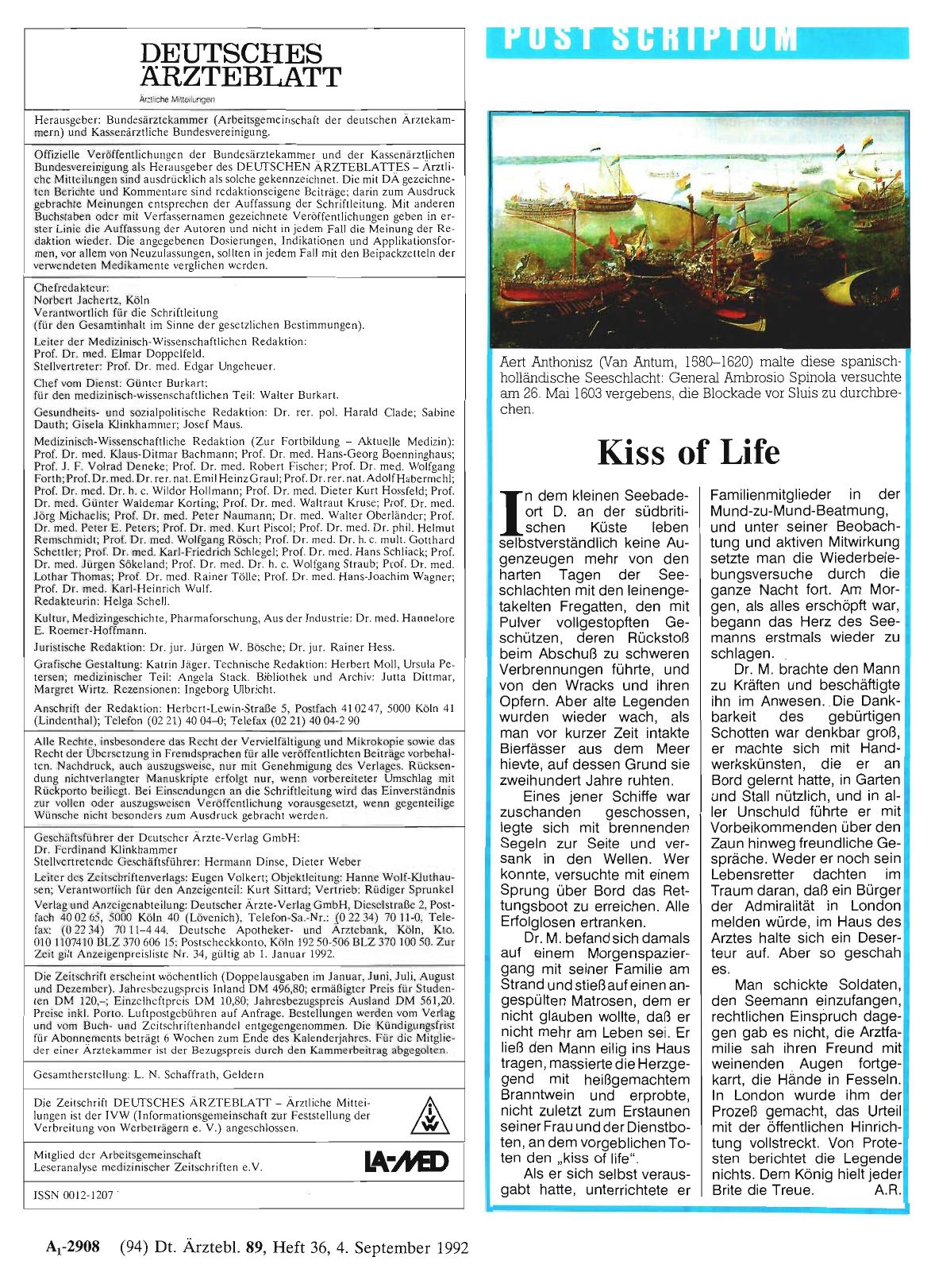 Vorschauseite 1: Kiss of Life