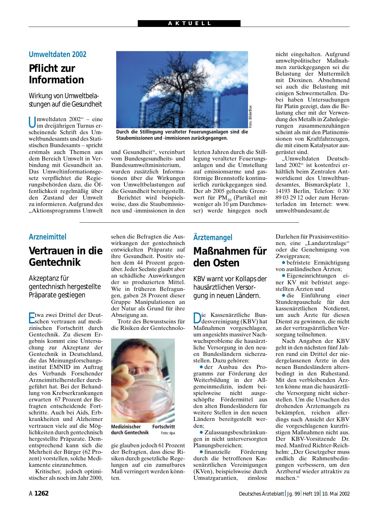 Vorschauseite 1: Ärztemangel: Maßnahmen für den Osten