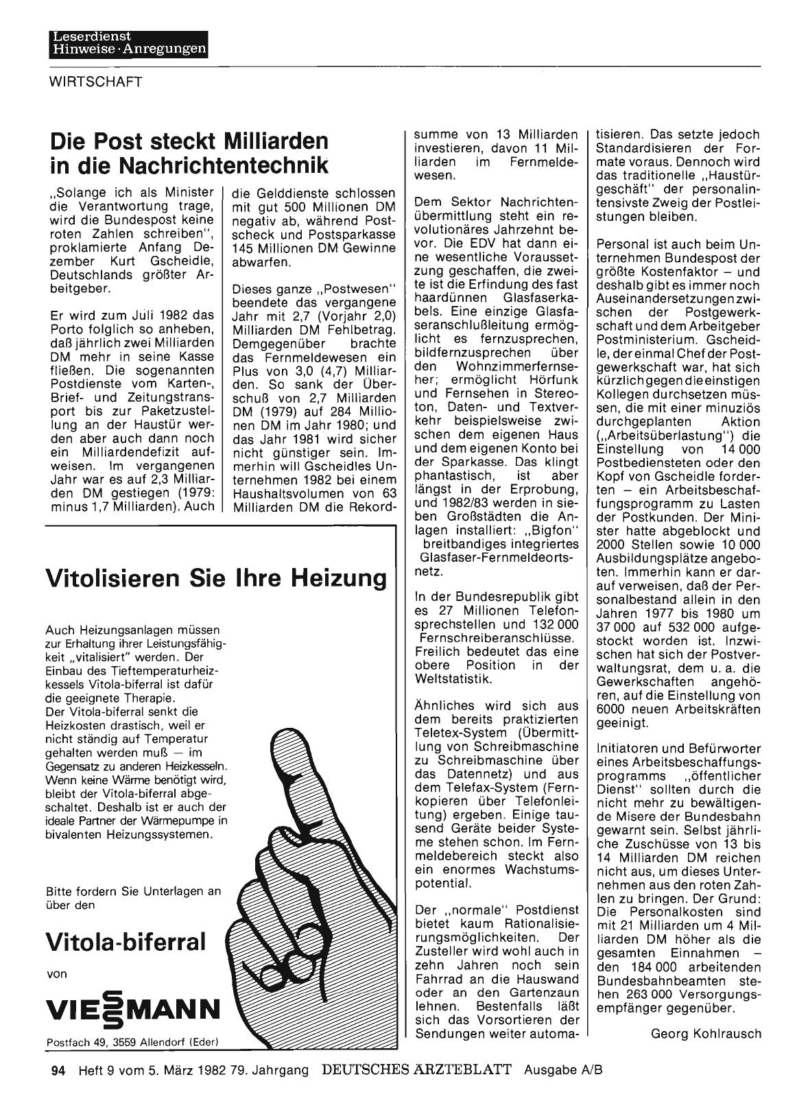 Vorschauseite 1: Die Post steckt Milliarden in die Nachrichtentechnik