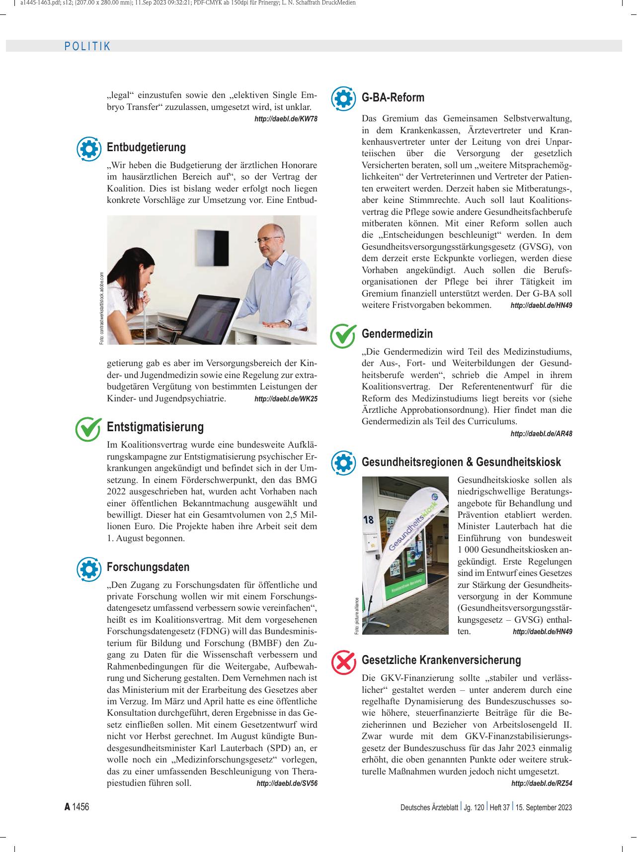 Vorschauseite 3: Regierungspolitik: Durchwachsene Halbzeitbilanz