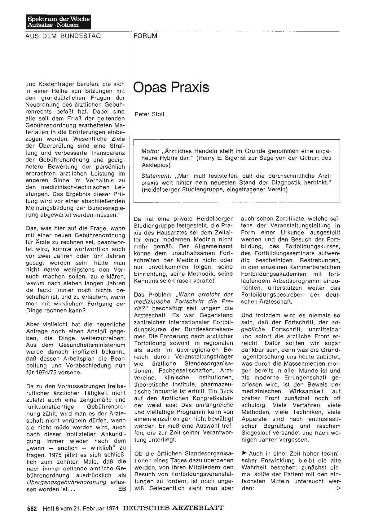Vorschauseite 1: Opas Praxis