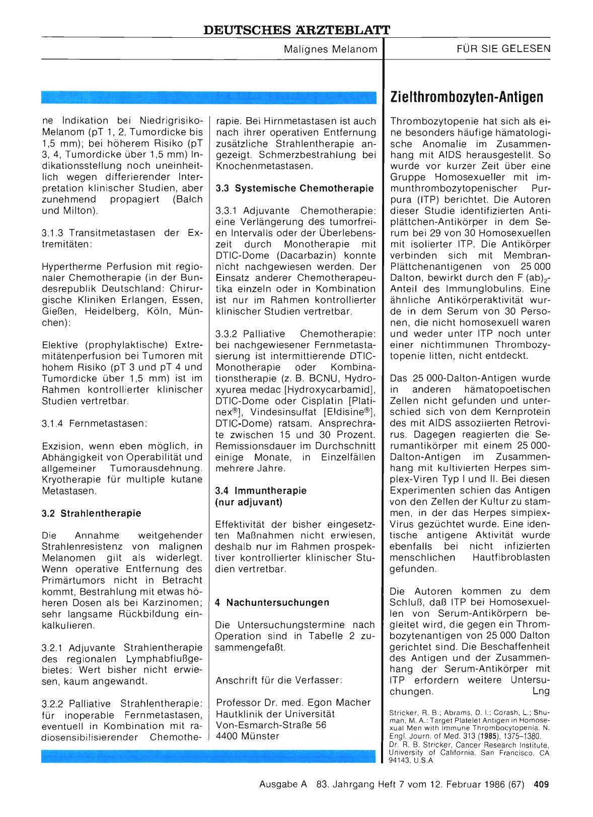 Vorschauseite 1: Zielthrombozyten-Antigen