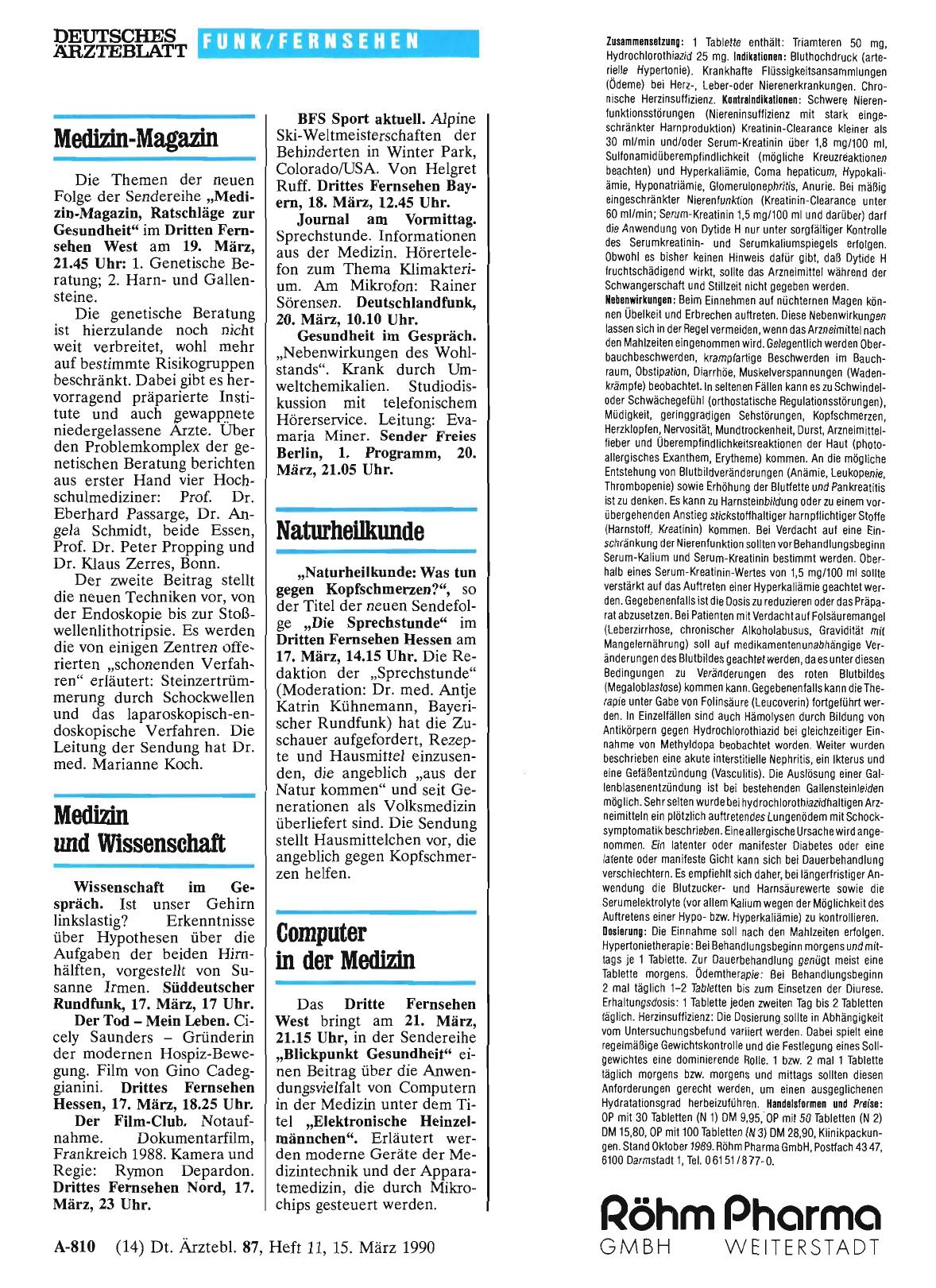 Vorschauseite 1: Medizin-Magazin