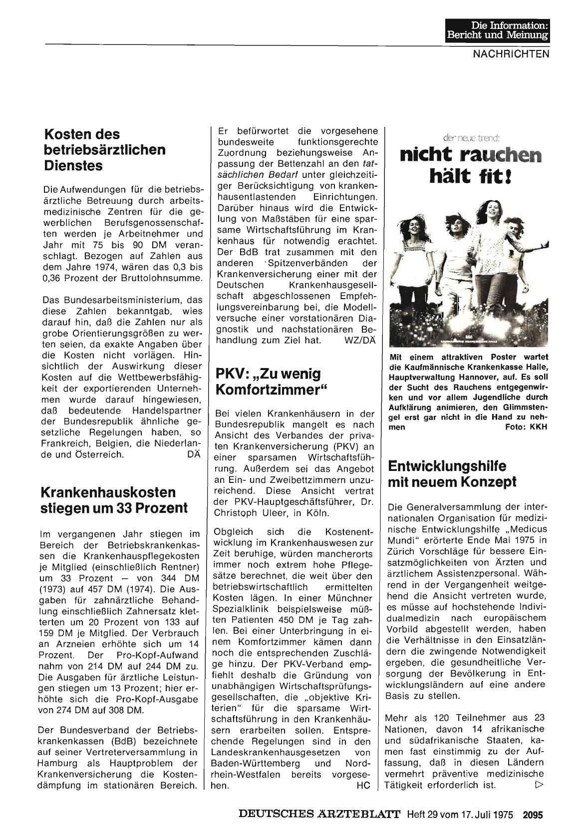 Vorschauseite 1: PKV: „Zu wenig Komfortzimmer“