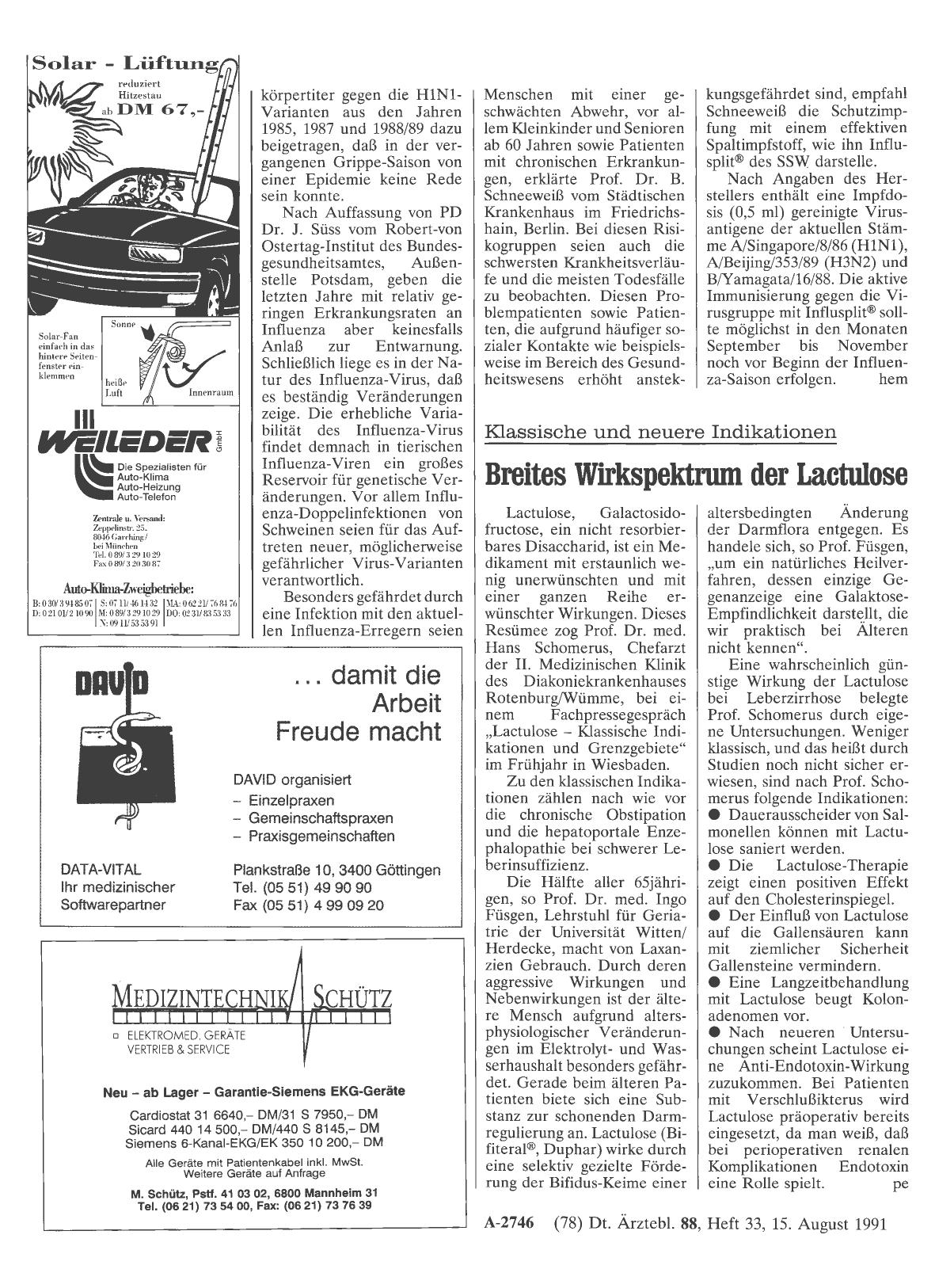 Vorschauseite 1: Klassische und neuere Indikationen: Breites Wirkspektrum der Lactulose