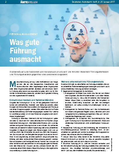 Vorschauseite 1: Personalmanagement: Was gute Führung ausmacht