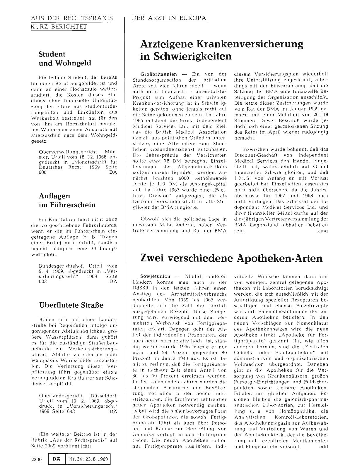 Vorschauseite 1: Student und Wohngeld