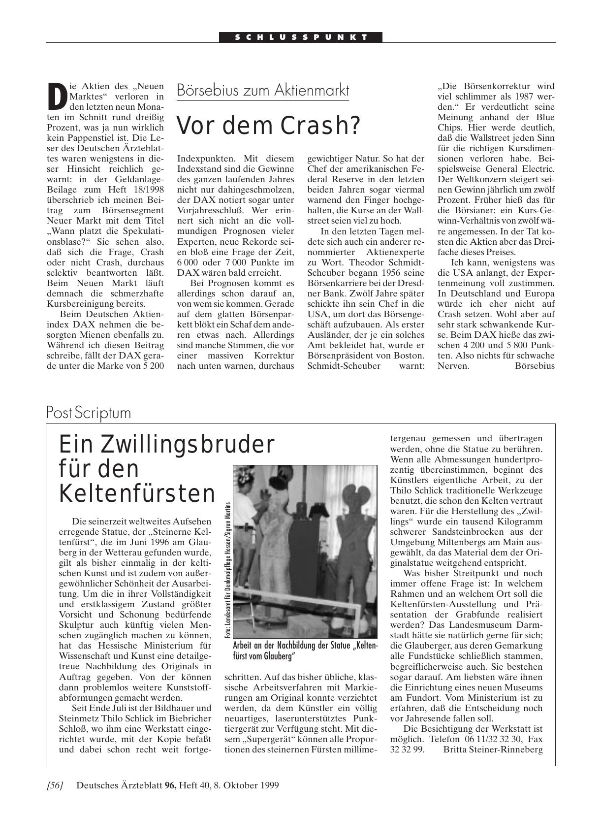 Vorschauseite 1: Ein Zwillingsbruder für den Keltenfürsten
