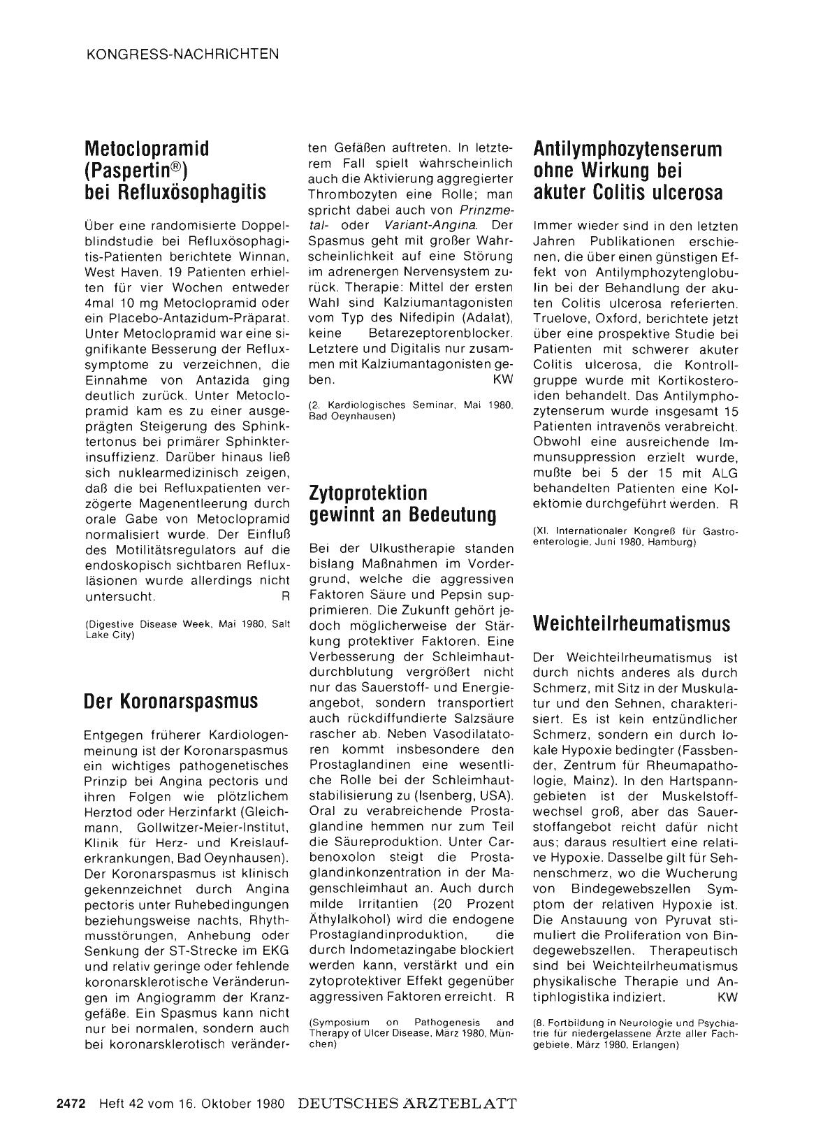 Vorschauseite 1: Der Koronarspasmus