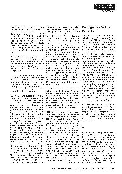 Vorschauseite 1: Professor Dr. Ludwig von Manger-Koenig