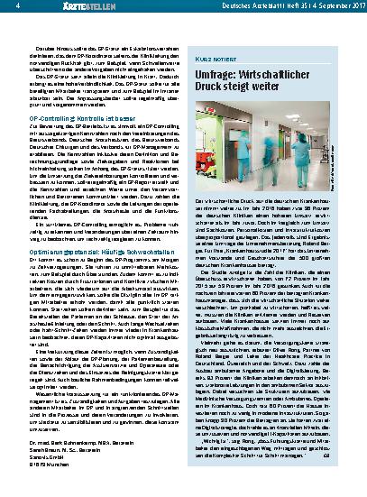 Vorschauseite 1: Umfrage: Wirtschaftlicher Druck steigt weiter