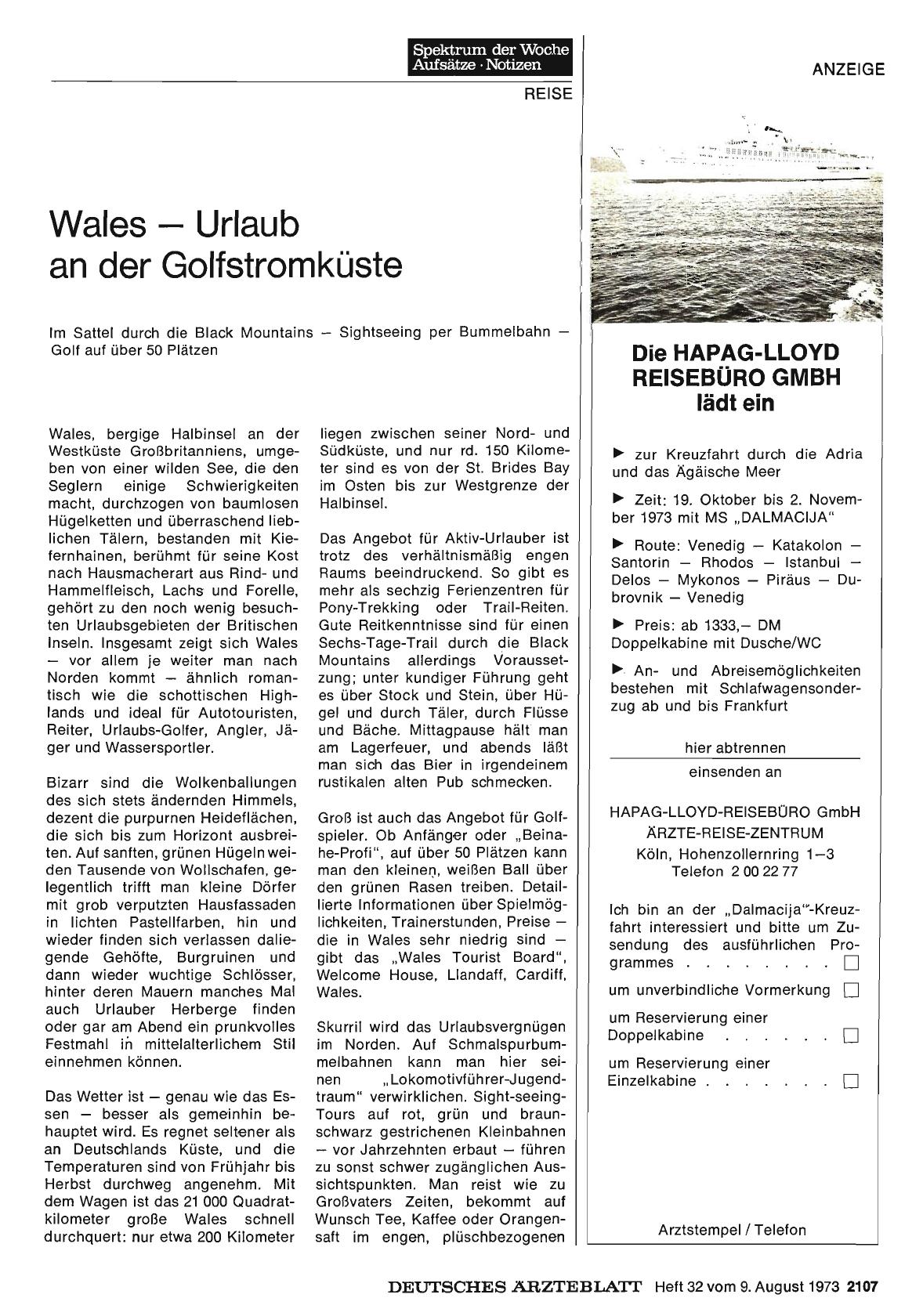 Vorschauseite 1: Wales — Urlaub an der Golfstromküste
