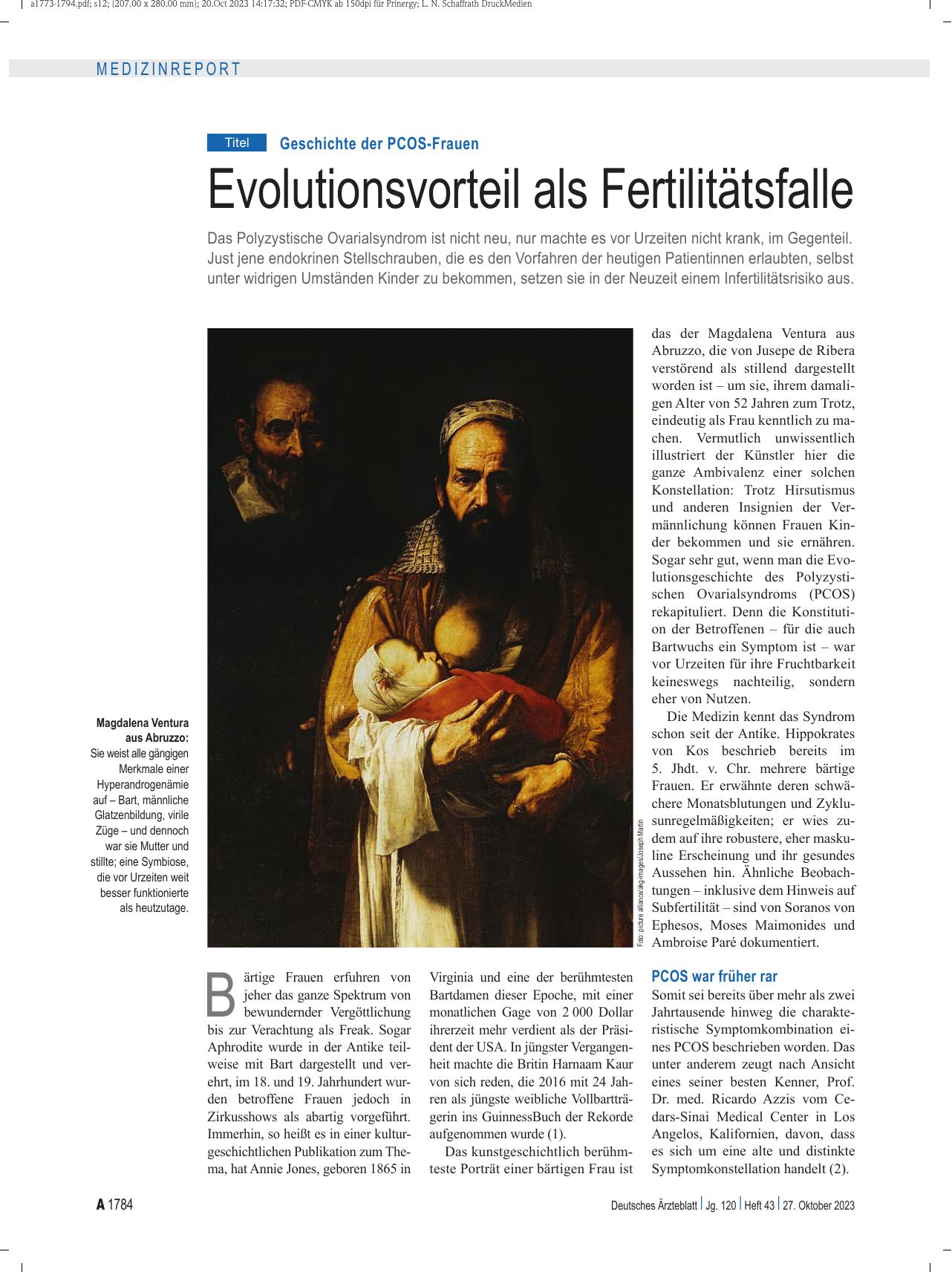 Vorschauseite 1: Geschichte der PCOS-Frauen: Evolutionsvorteil als Fertilitätsfalle