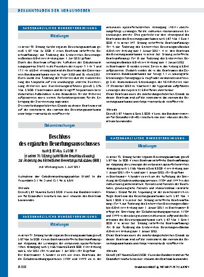 Vorschauseite 1: Mitteilungen