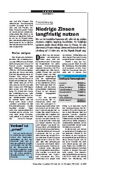 Vorschauseite 1: Verkauf ist „privat“
