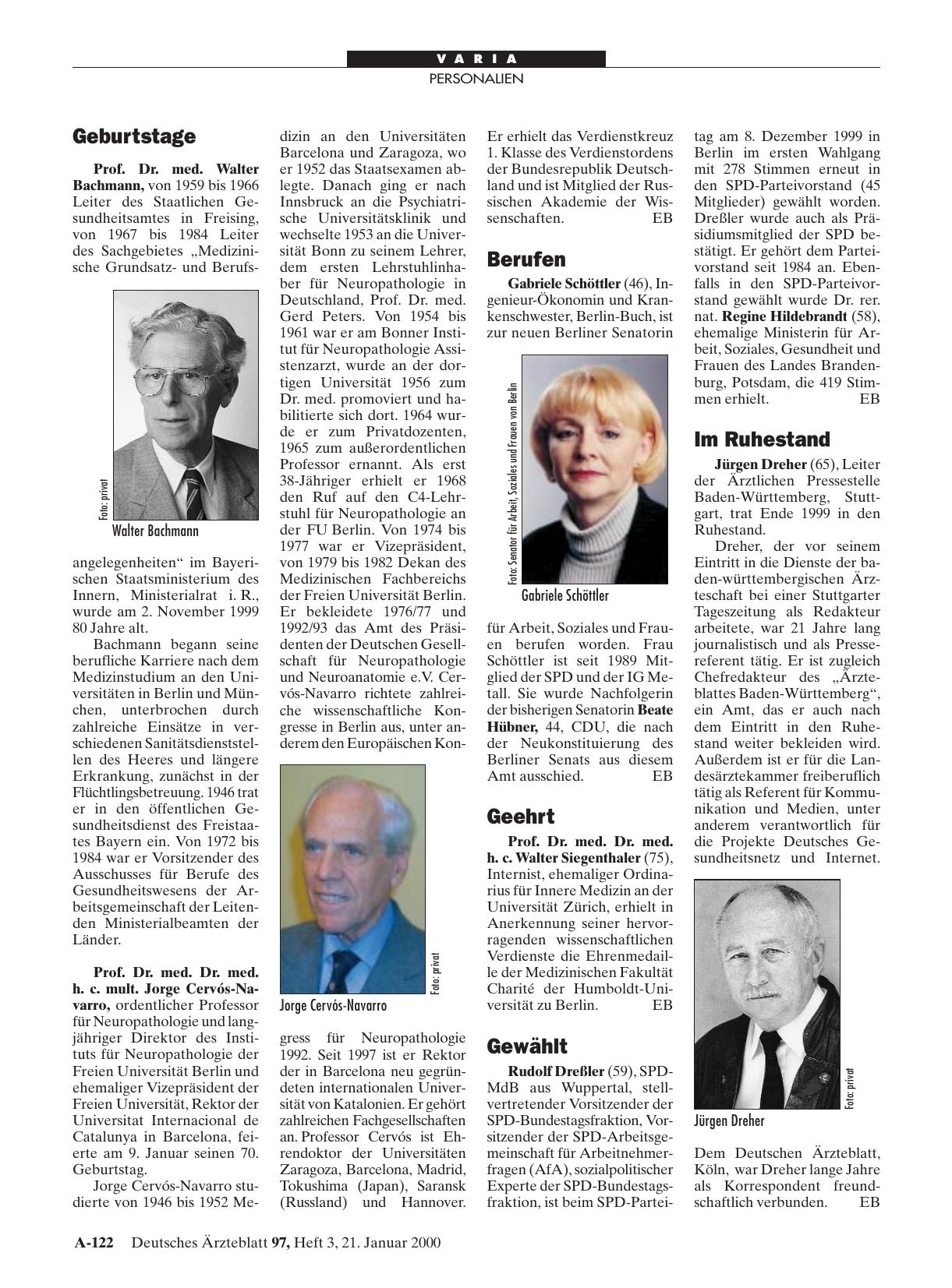 Vorschauseite 1: Geburtstage