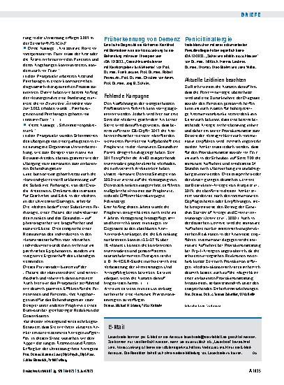 Vorschauseite 1: Penicillinallergie: Aktuelle Leitlinien beachten