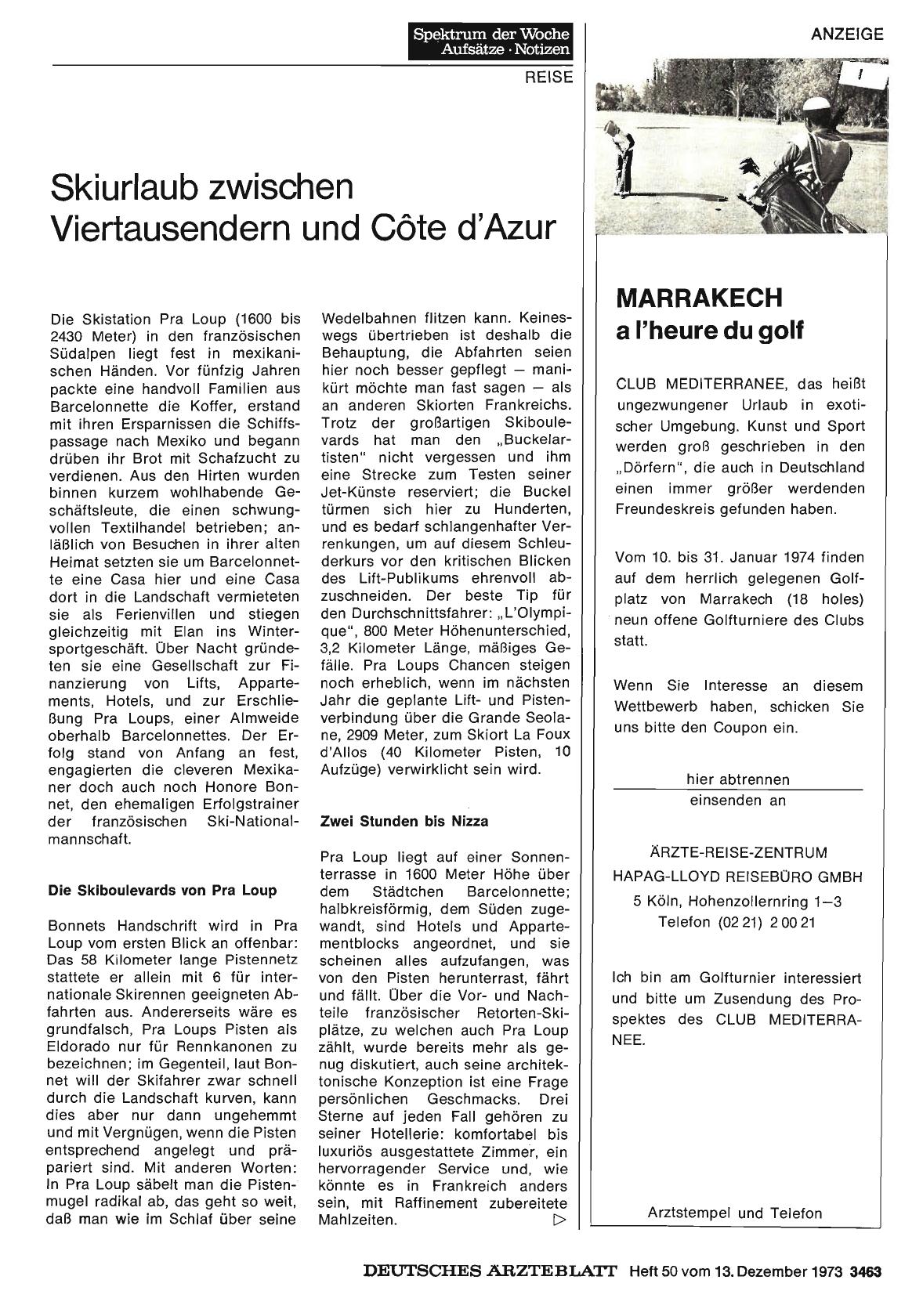 Vorschauseite 1: Skiurlaub zwischen Viertausendern und Côte d'Azur