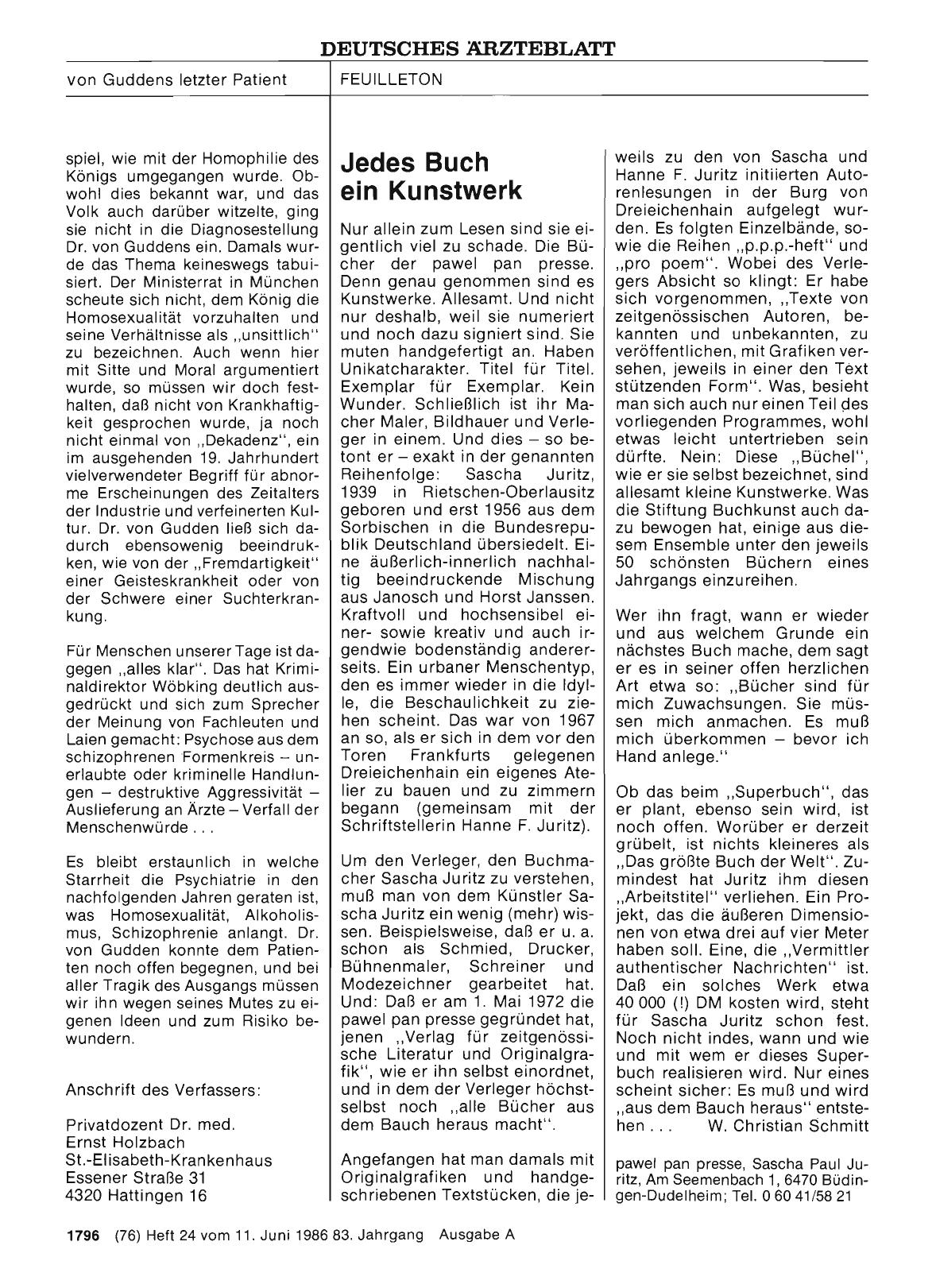 Vorschauseite 1: Jedes Buch ein Kunstwerk