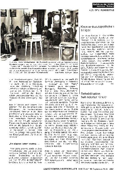 Vorschauseite 1: Rehabilitation behinderter Kinder