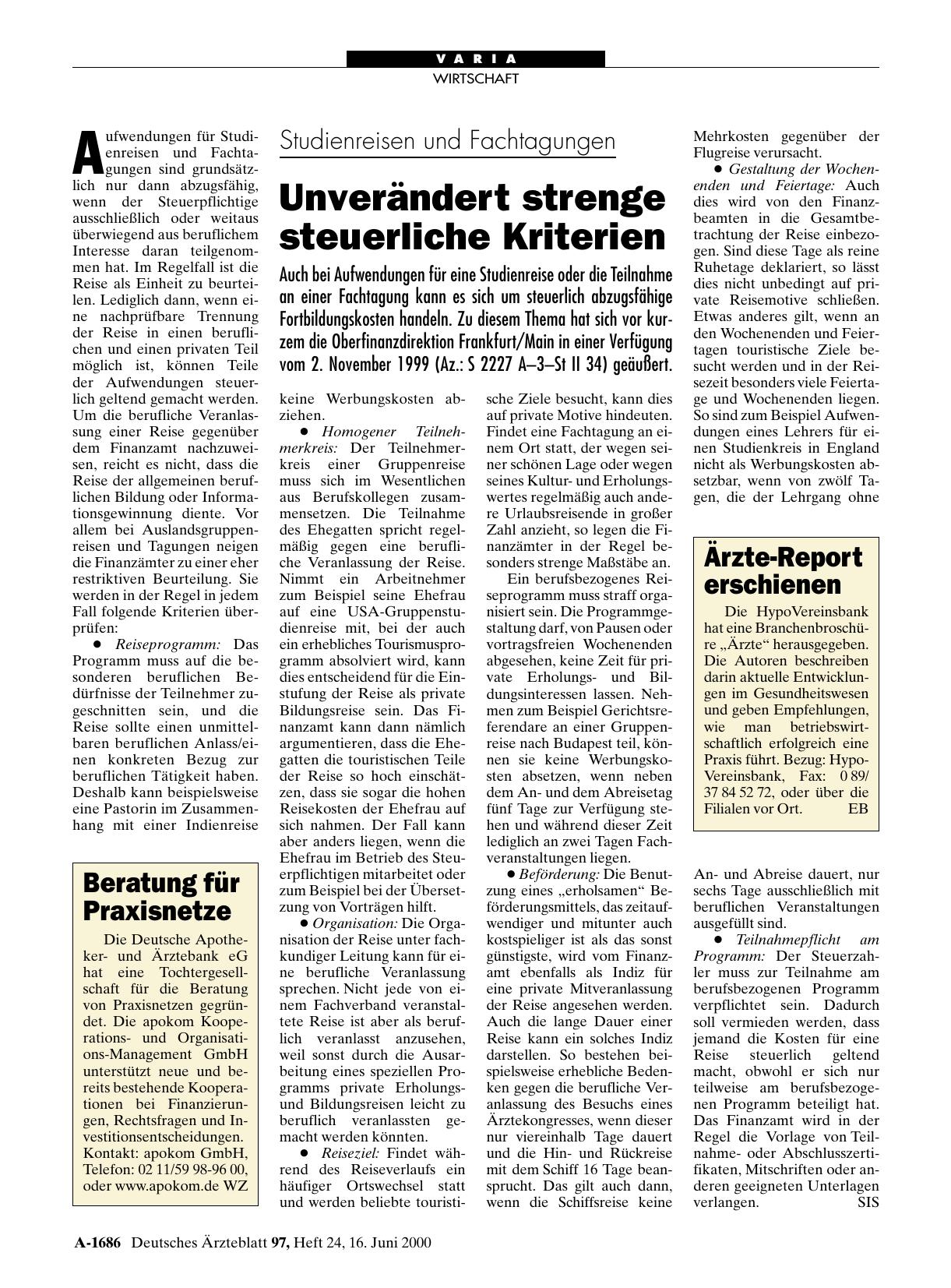 Vorschauseite 1: Ärzte-Report erschienen