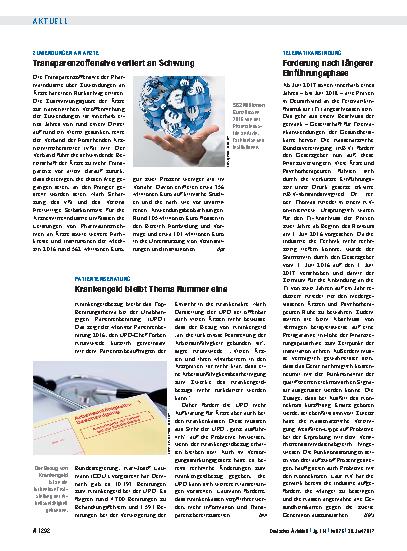 Vorschauseite 1: Telematikanbindung: Forderung nach längerer Einführungsphase