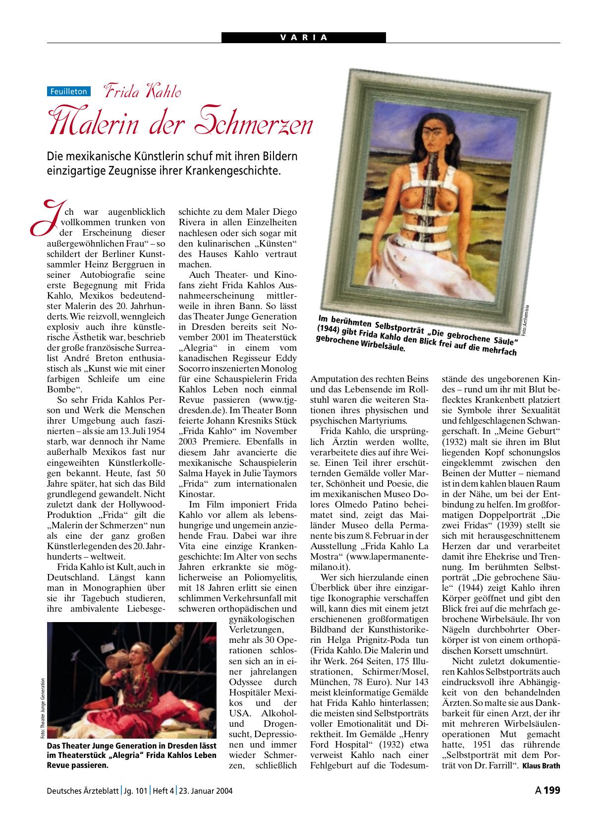 Vorschauseite 1: Frida Kahlo: Malerin der Schmerzen