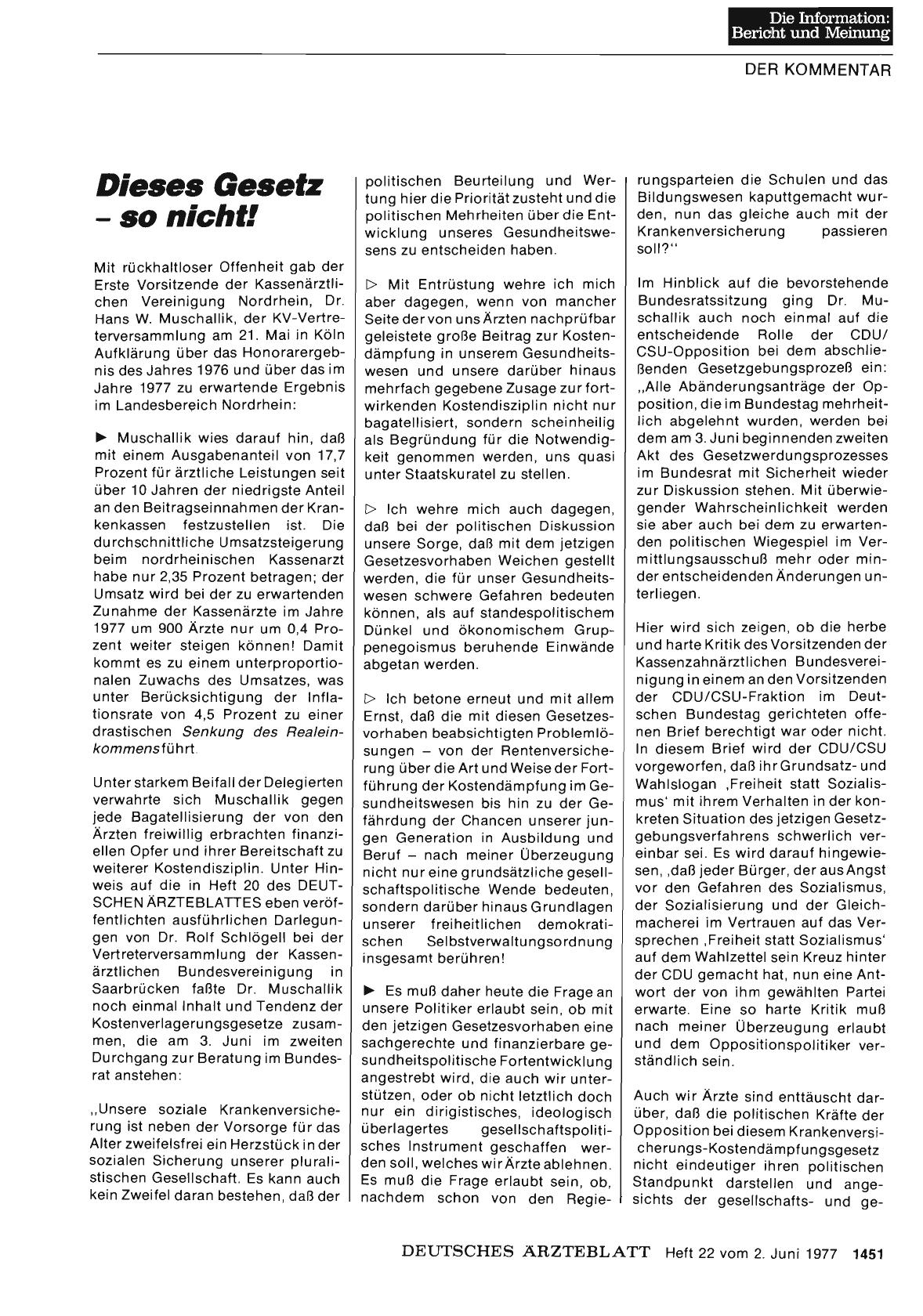 Vorschauseite 1: Dieses Gesetz - so nicht!