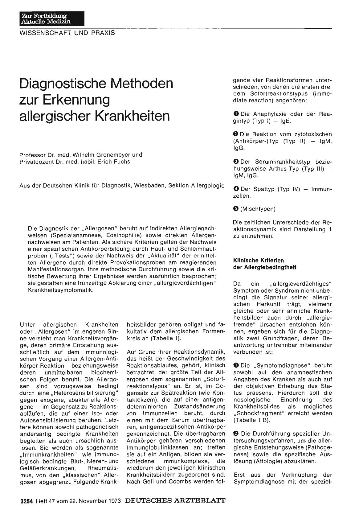 Vorschauseite 1: Diagnostische Methoden zur Erkennung allergischer Krankheiten