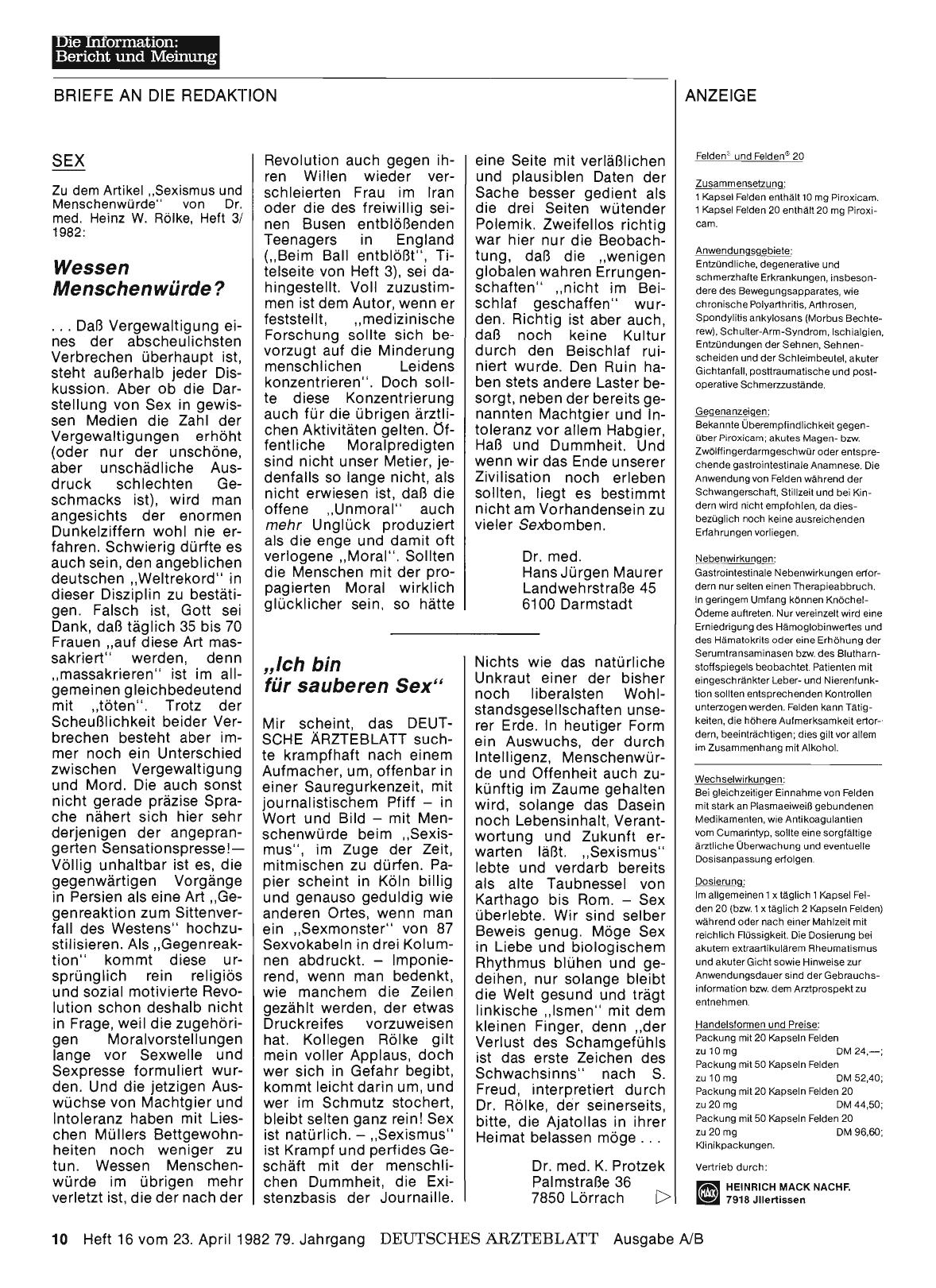 Vorschauseite 1: SEX: Wessen Menschenwürde?