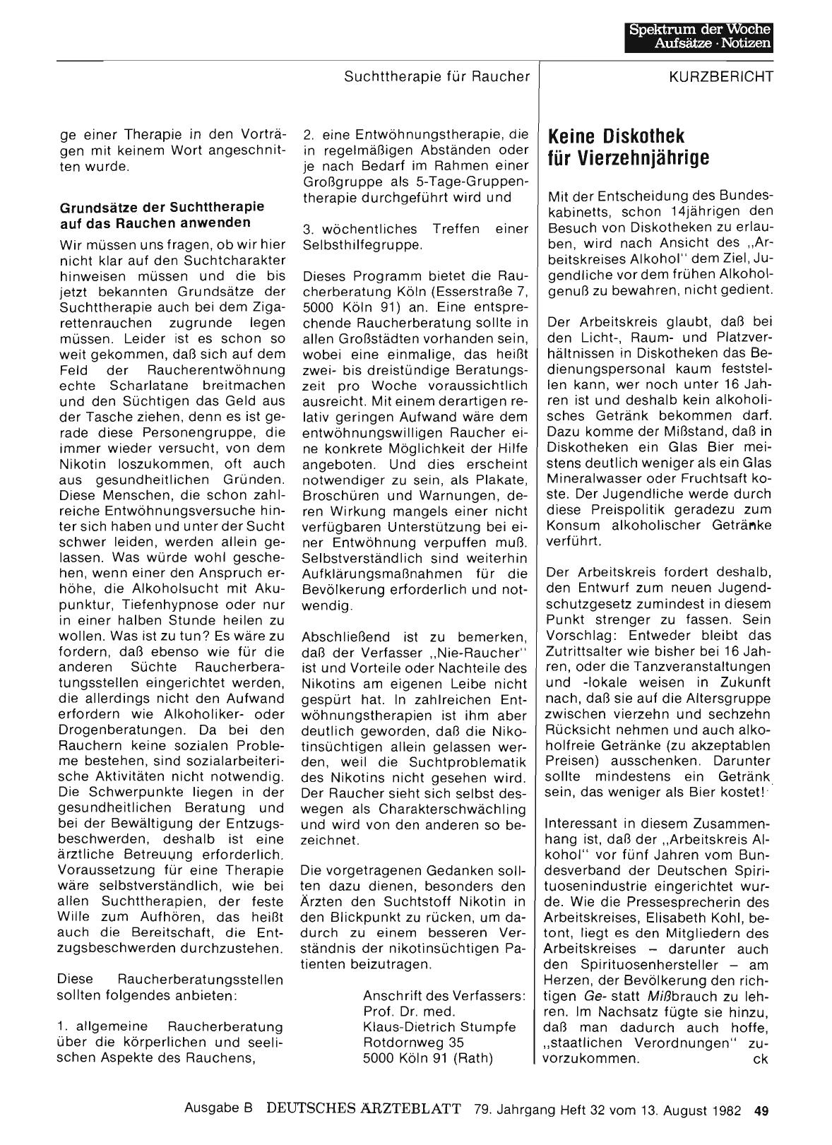 Vorschauseite 1: Keine Diskothek für Vierzehnjährige