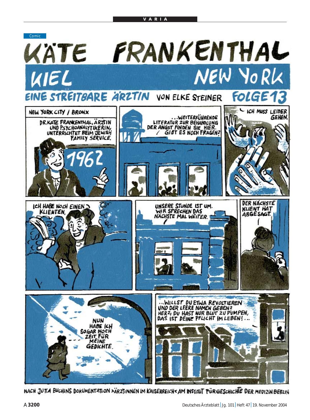 Vorschauseite 1: Käte Frankenthal