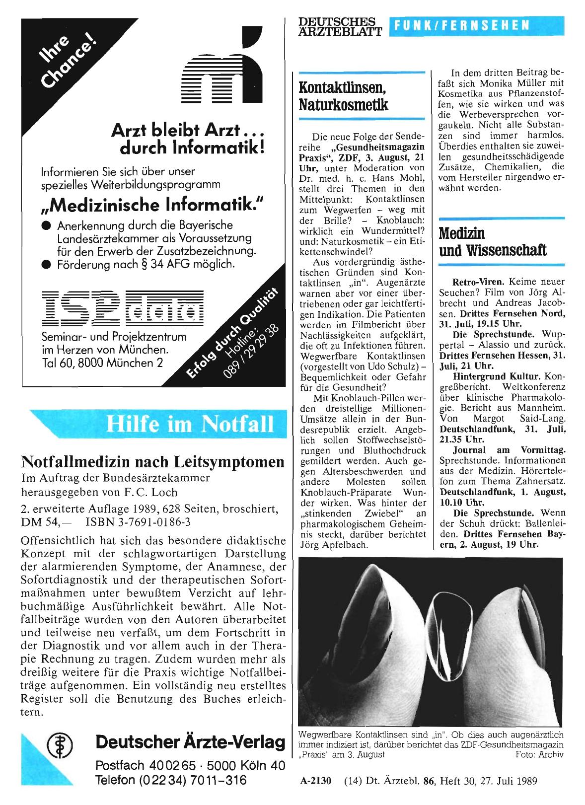 Vorschauseite 1: Medizin und Wissenschaft