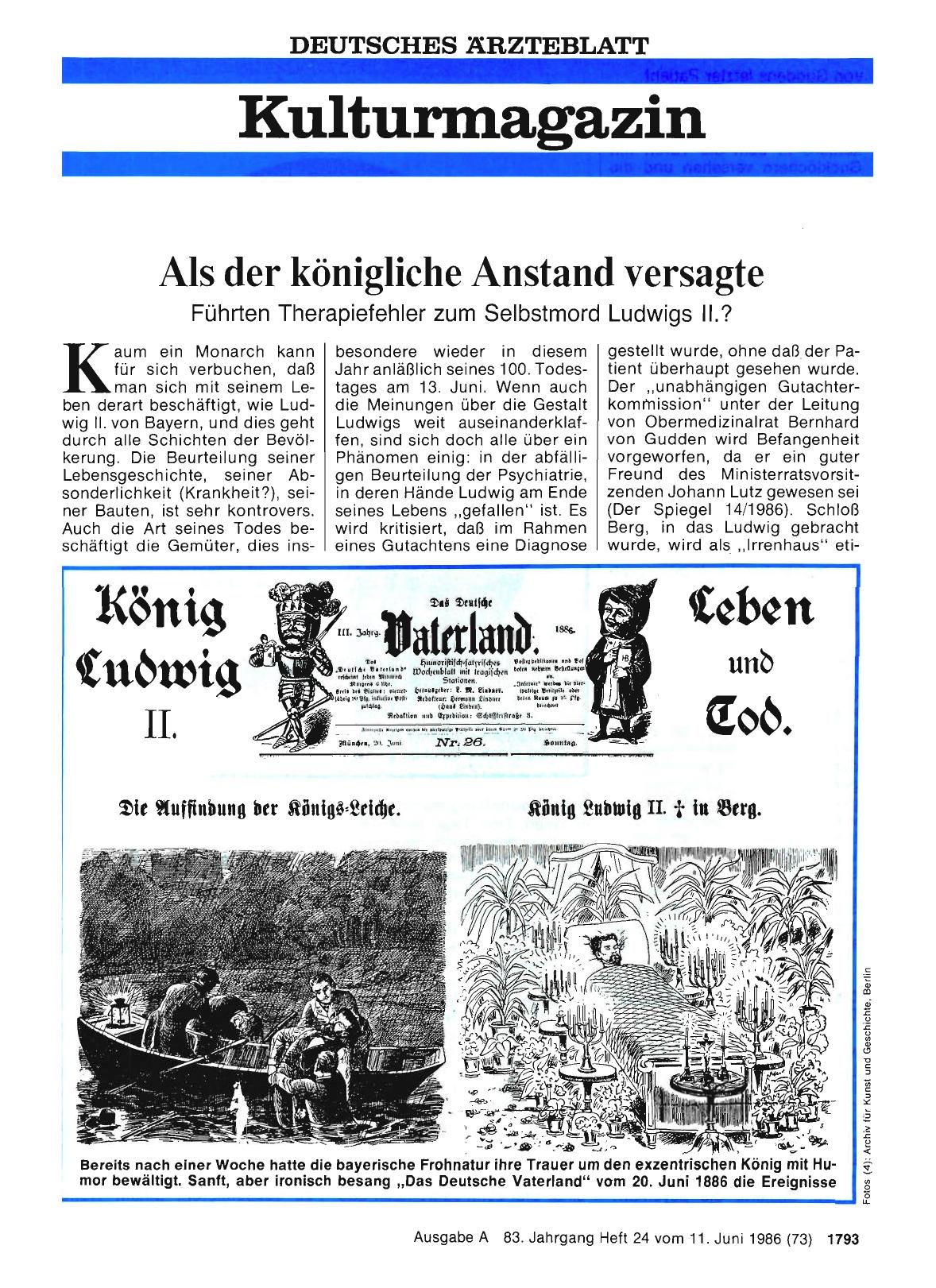 Vorschauseite 1: Als der königliche Anstand versagte