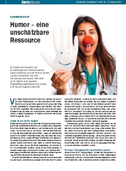 Vorschauseite 1: Kommunikation: Humor – eine unschätzbare Ressource