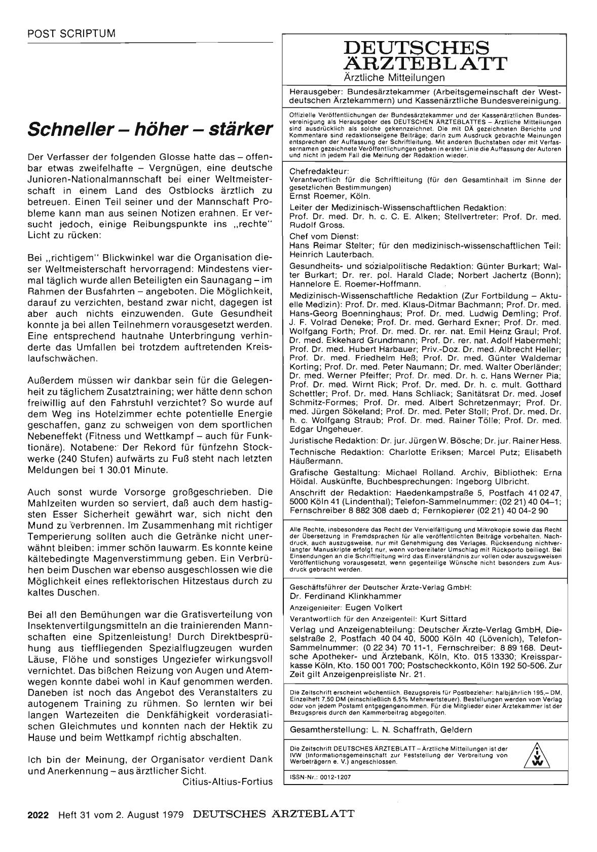 Vorschauseite 1: Schneller höher stärker