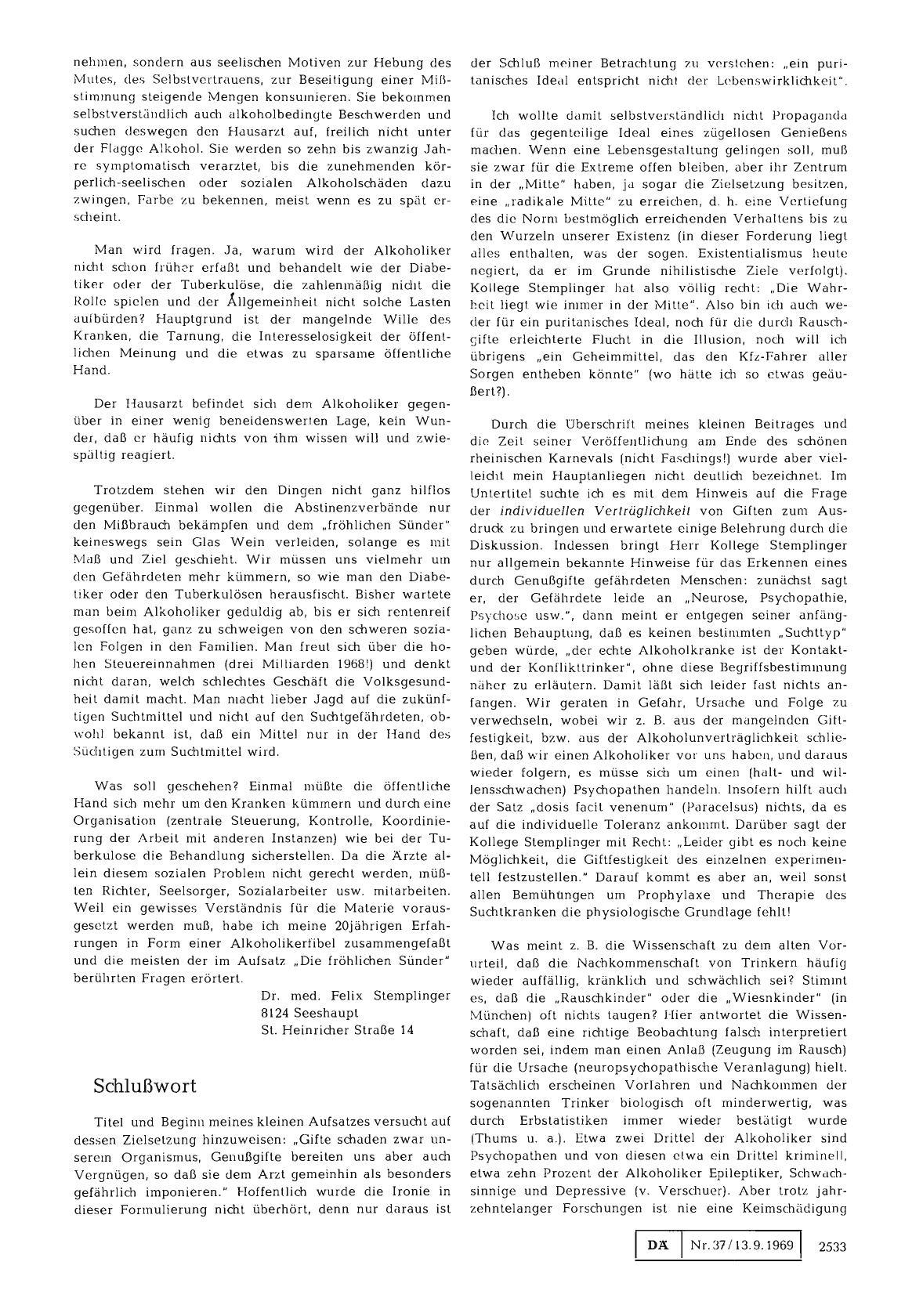 Vorschauseite 1: Schlußwort