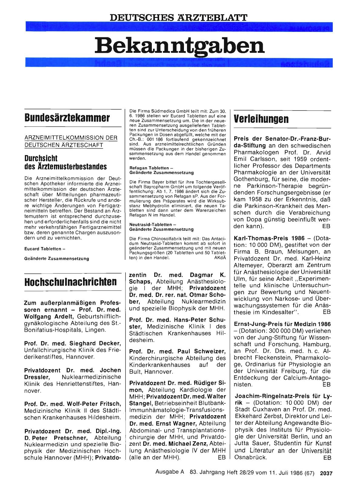 Vorschauseite 1: Preise