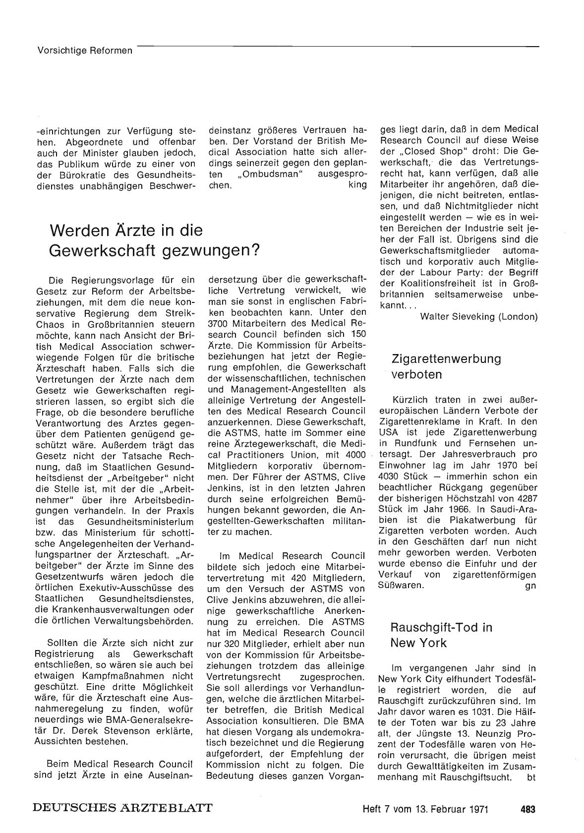 Vorschauseite 1: Rauschgift-Tod in New York