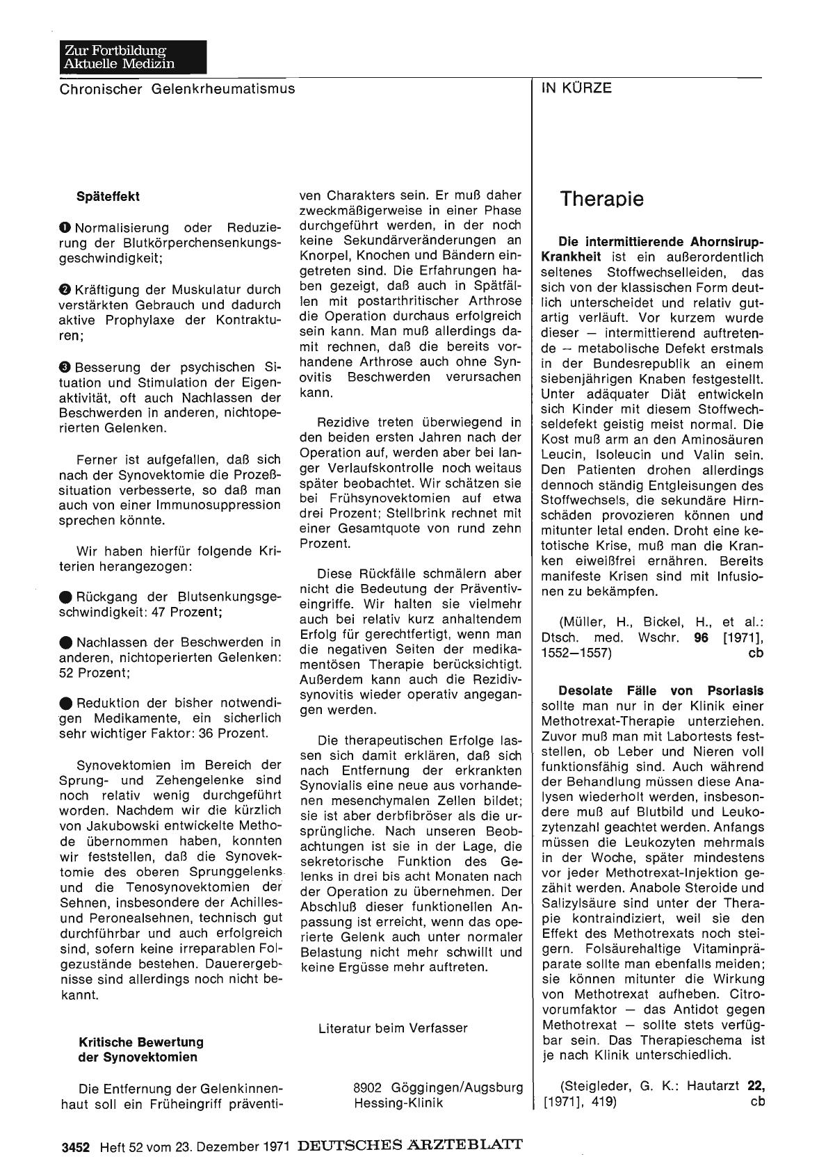 Vorschauseite 1: Therapie