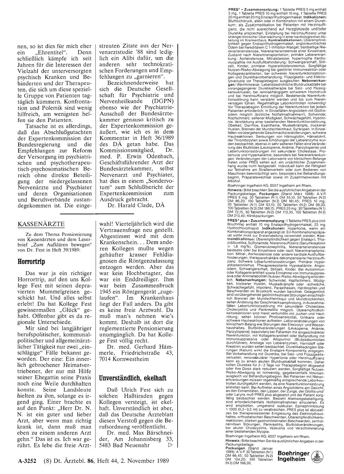 Vorschauseite 1: KASSENÄRZTE: Horrortrip