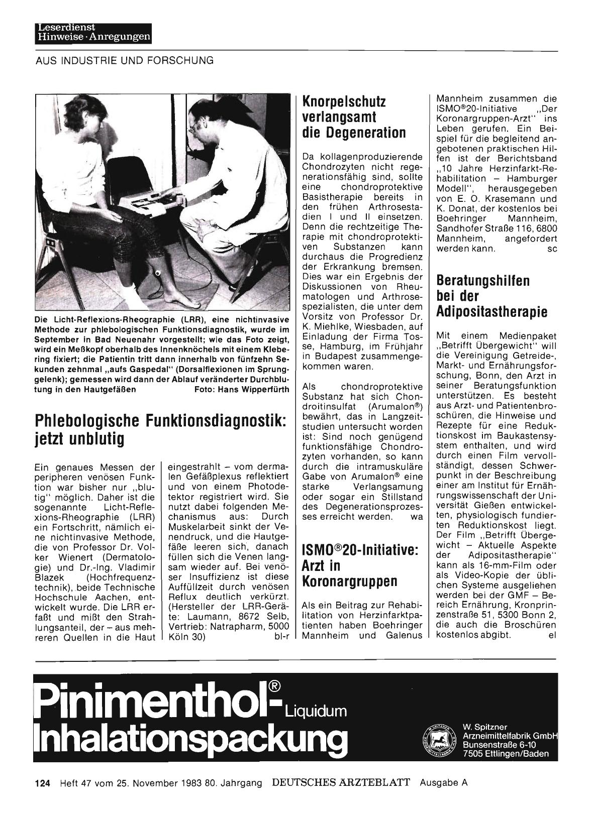 Vorschauseite 1: Beratungshilfen bei der Adipositastherapie