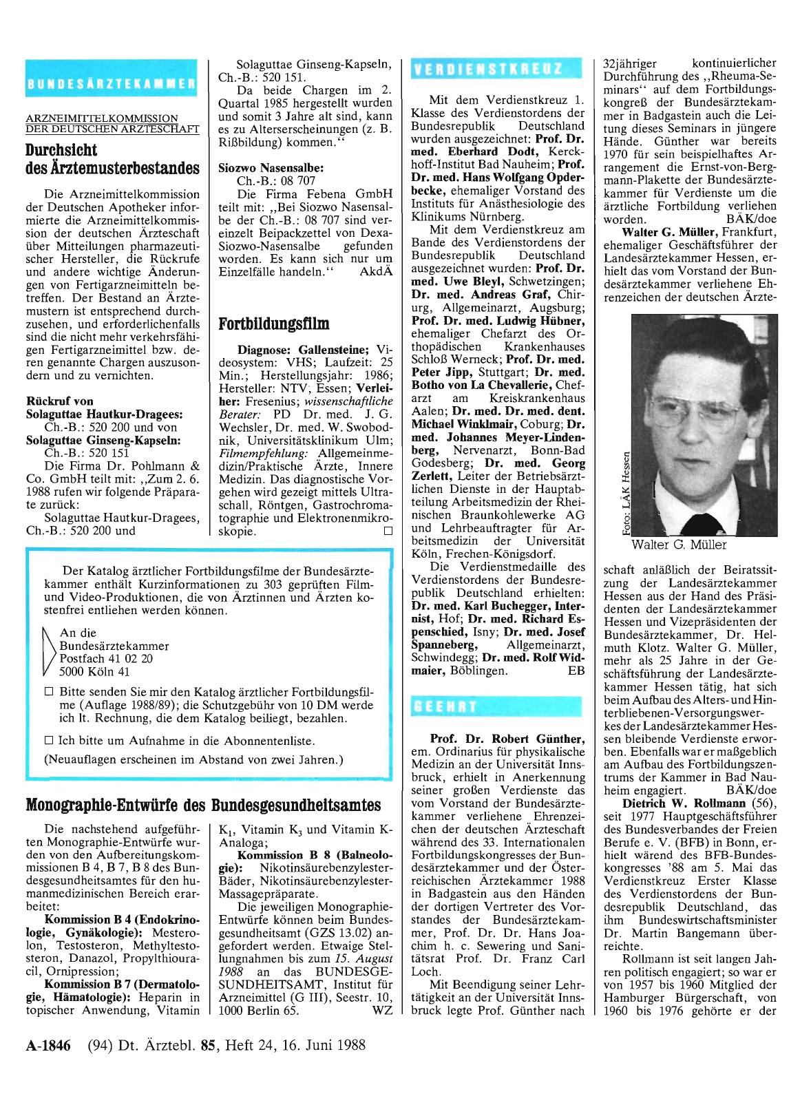 Vorschauseite 1: Verdienstkreuz